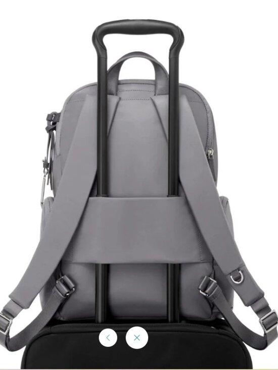 New TUMI Voyageur Celina Medium Backpack computer Grey main image 10